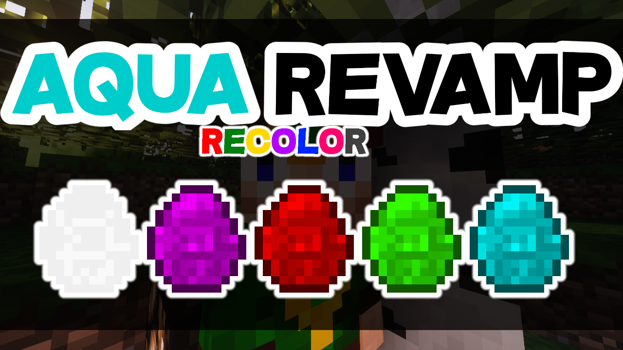 Aqua Revamp Sword Recolored 1.8.9 Minecraft Texture Pack