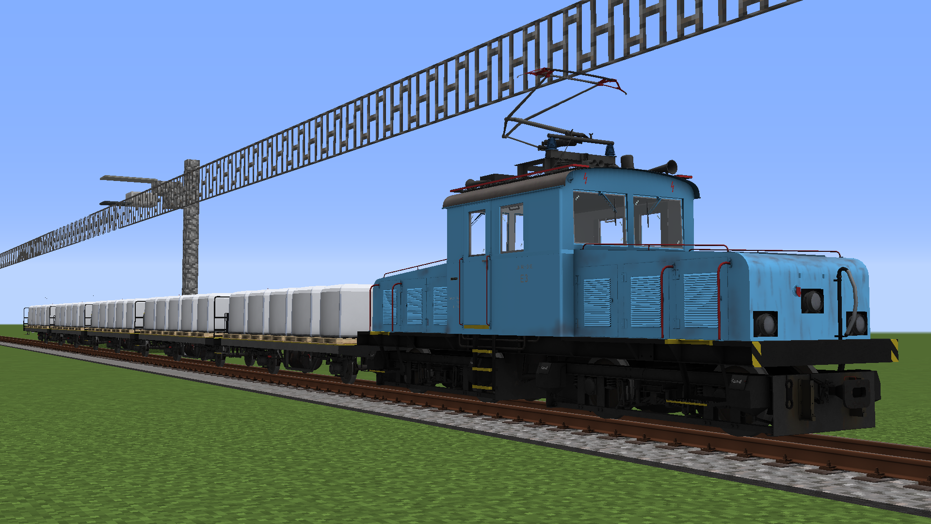 M.St.E E3 with magnesite train