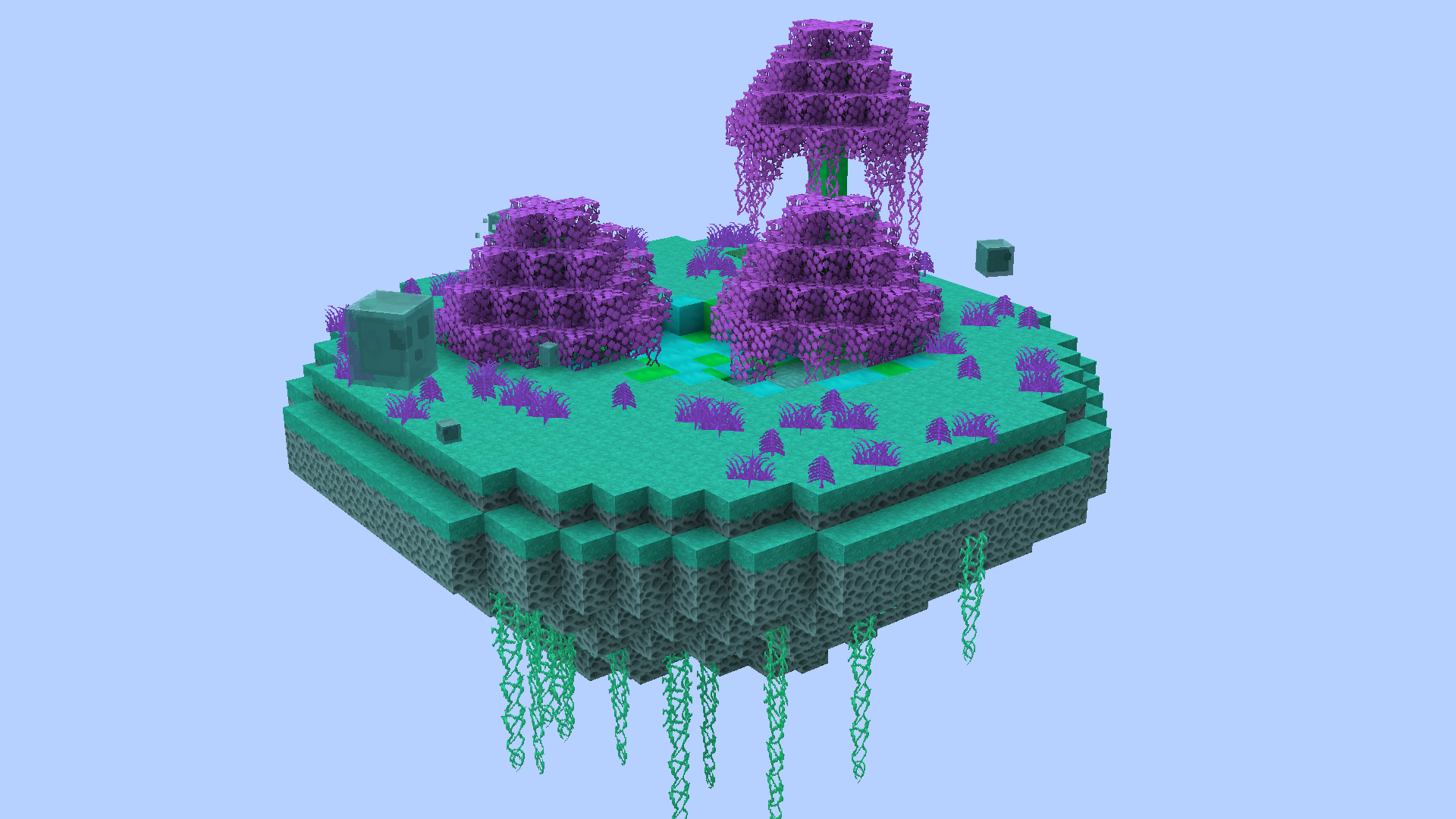 Tinkers Construct Floating Slime Island