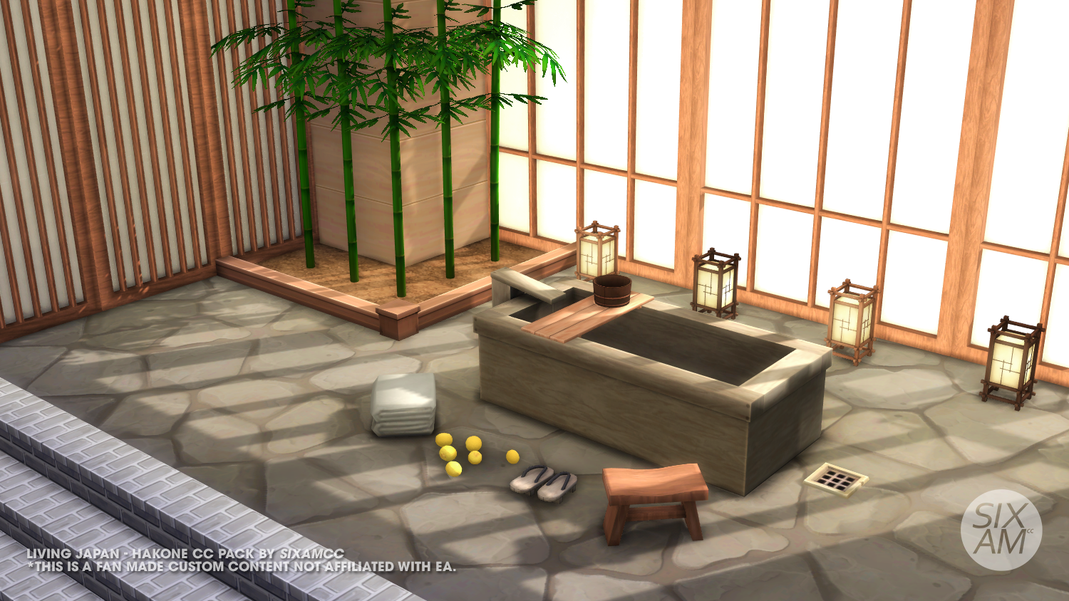 Living Japan Hakone Cc Pack The Sims Build Buy Curseforge