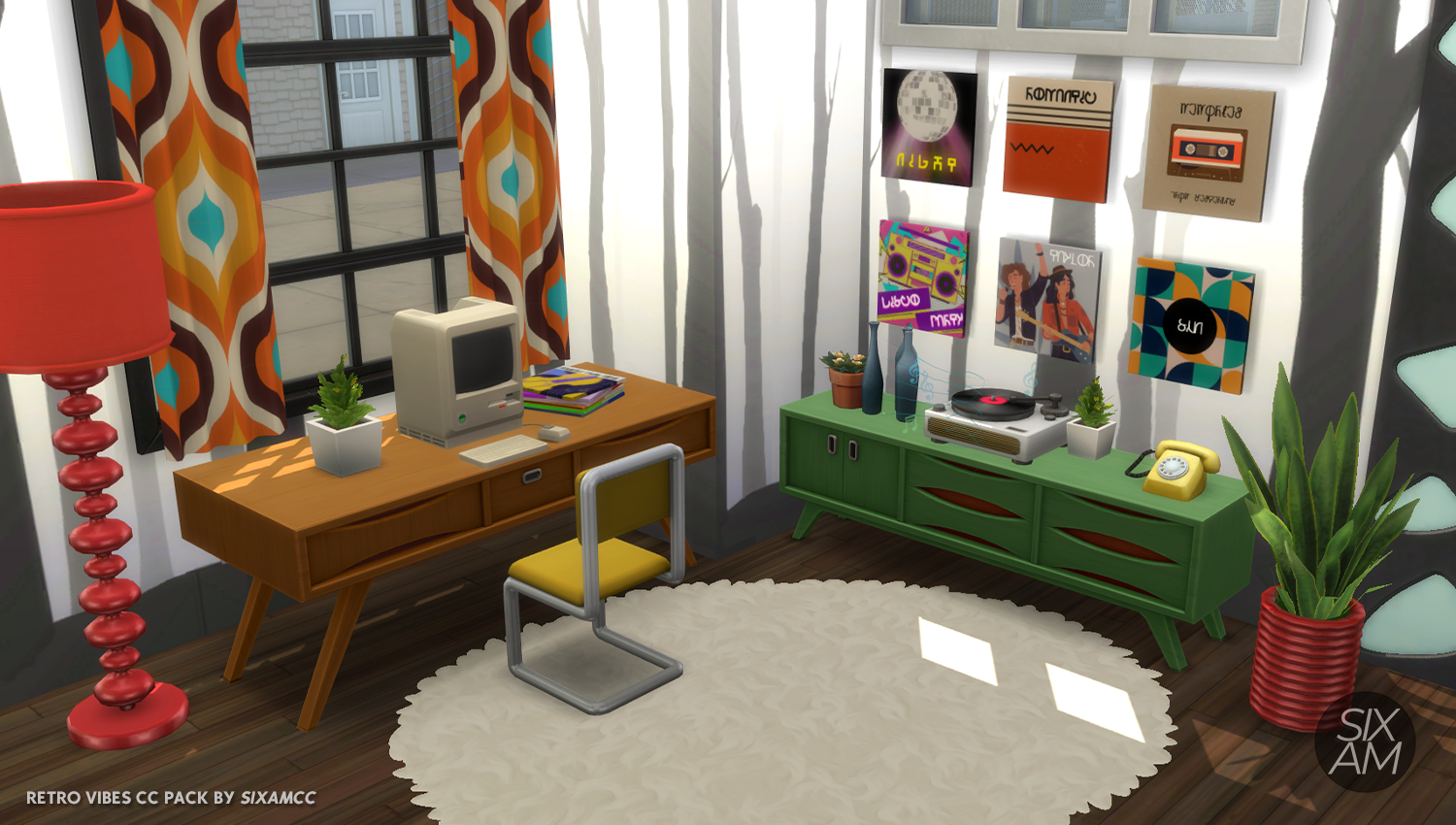 Retro Vibes Cc Pack The Sims 4 Build Buy Curseforge