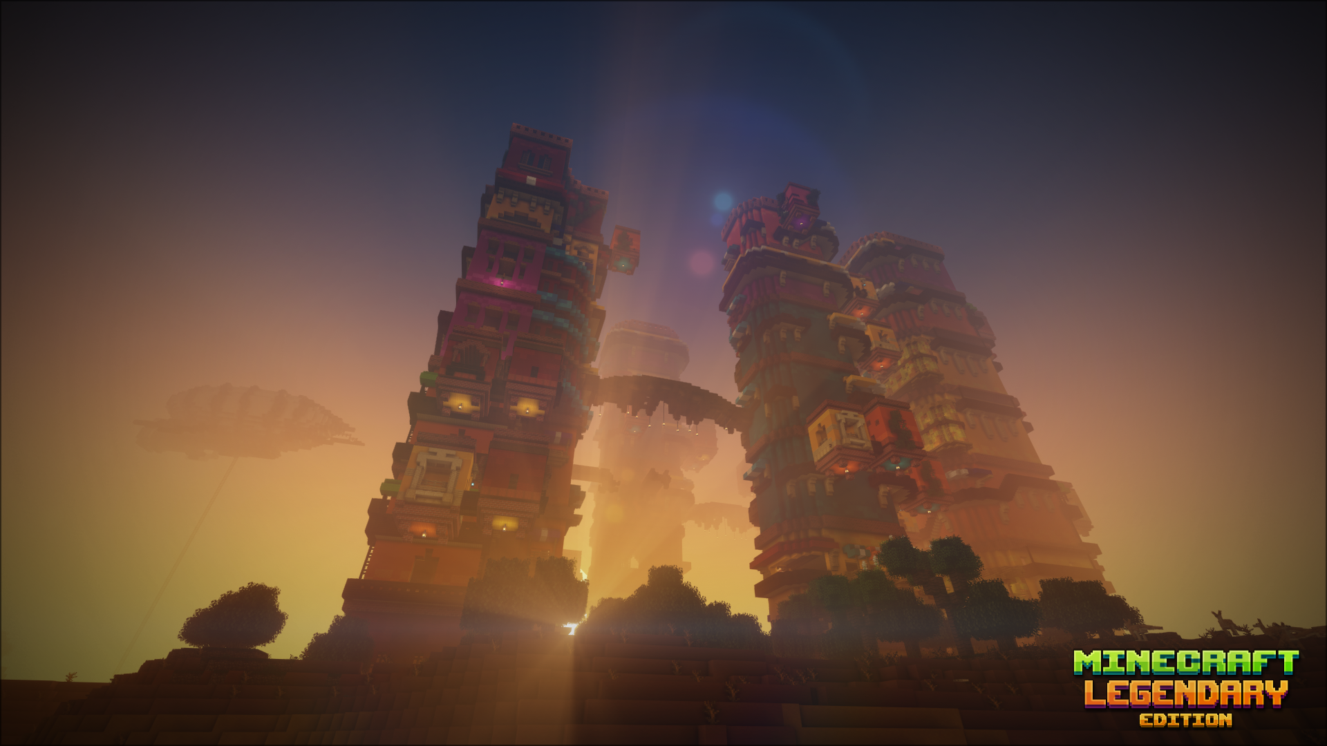 Sunrise on Bandit Towers dungeon