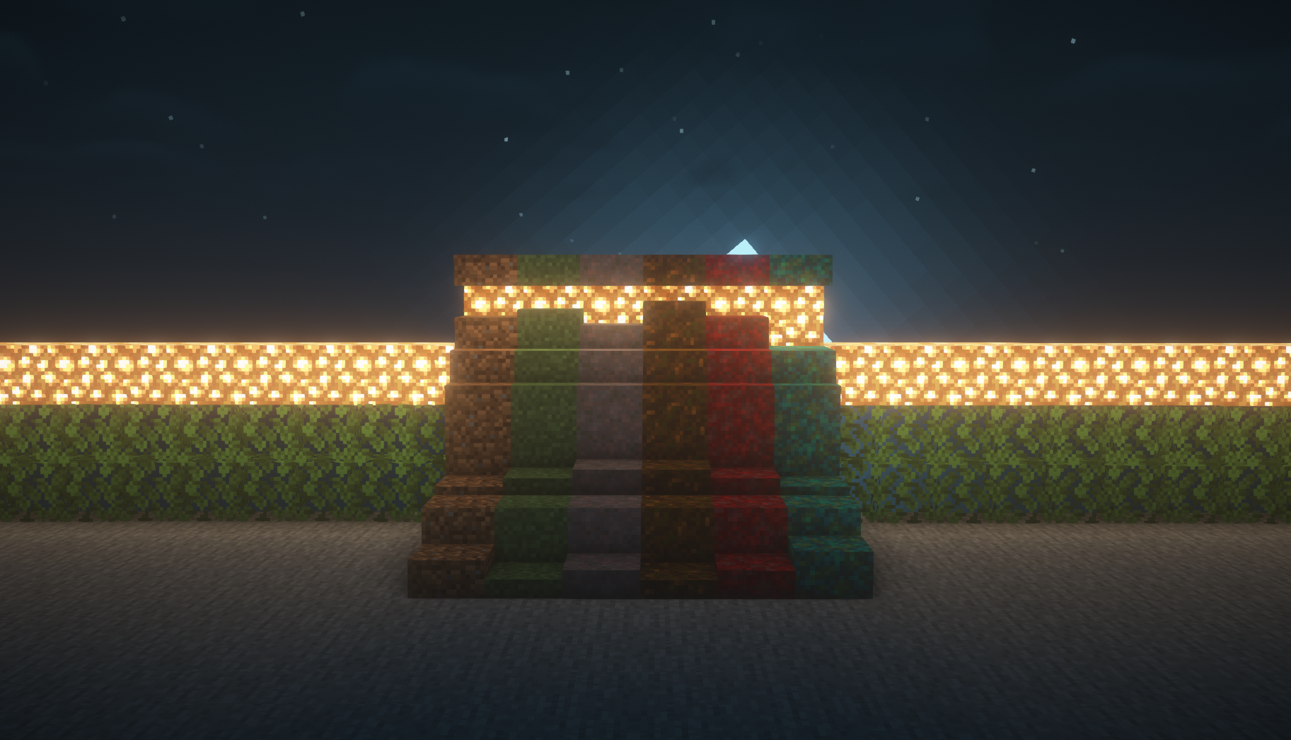 All Sod blocks (Nighttime)