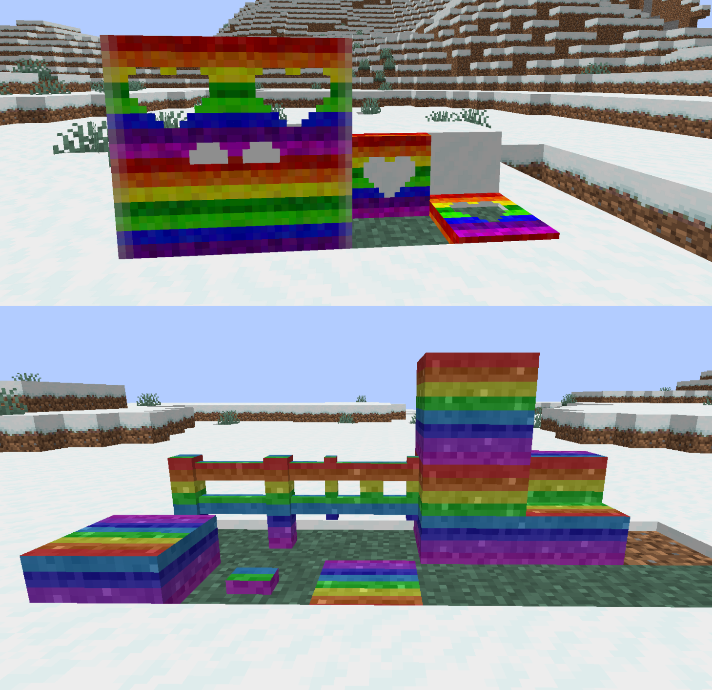 Rainbow Tree building blocks