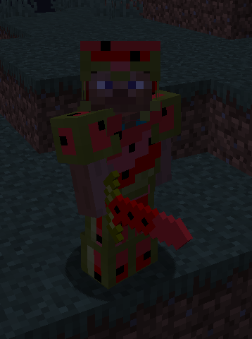 First armor to have custom model/sprite in the mod. (not the basic armor texture)