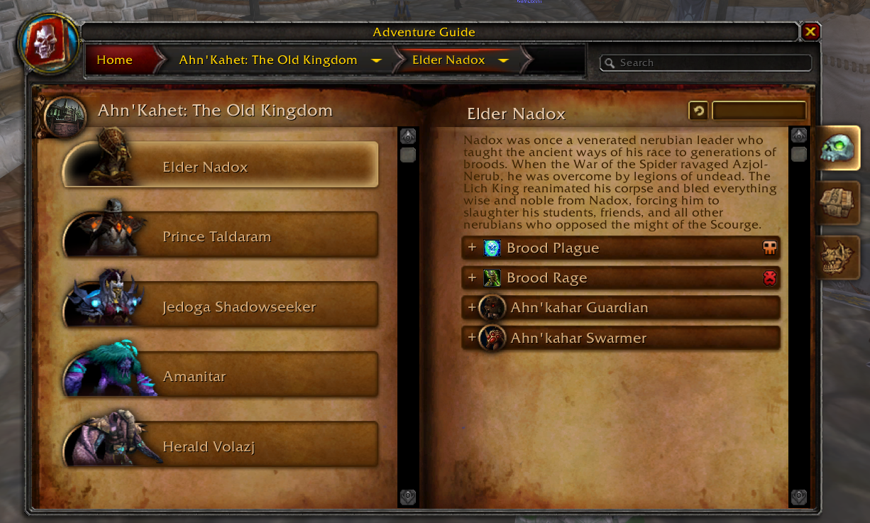 Wrath Dungeon Journal - World of Warcraft Addons - CurseForge