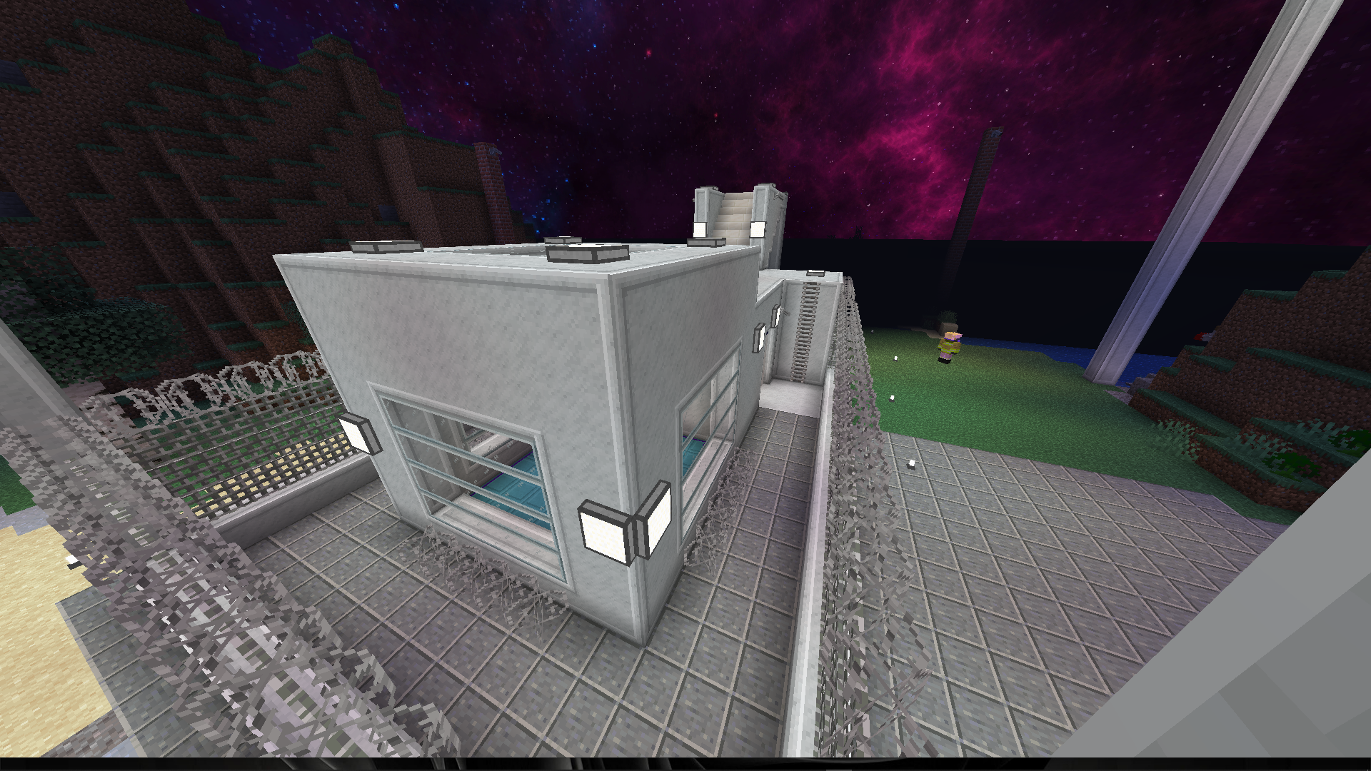 Use decorations and security blocks to make your base