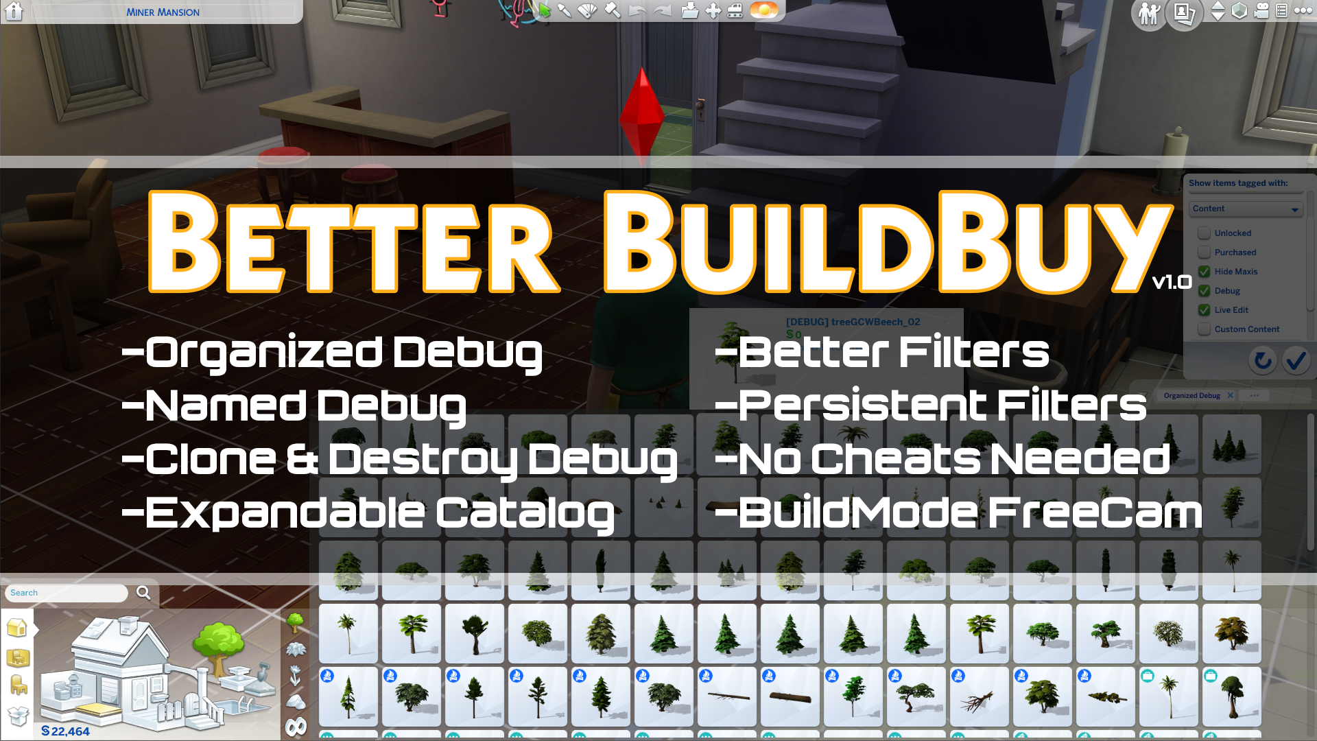 SimsTime on X: DICA DE MOD PARA #THESIMS4: Vocês já usaram o mod Better  BuildBuy para o The Sims 4? . Ele é, talvez, um dos melhores mods que  existem, e melhora