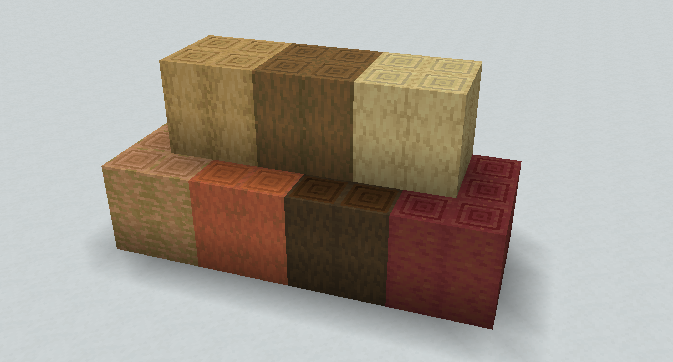 Stripped logs updated to match hanging signs
