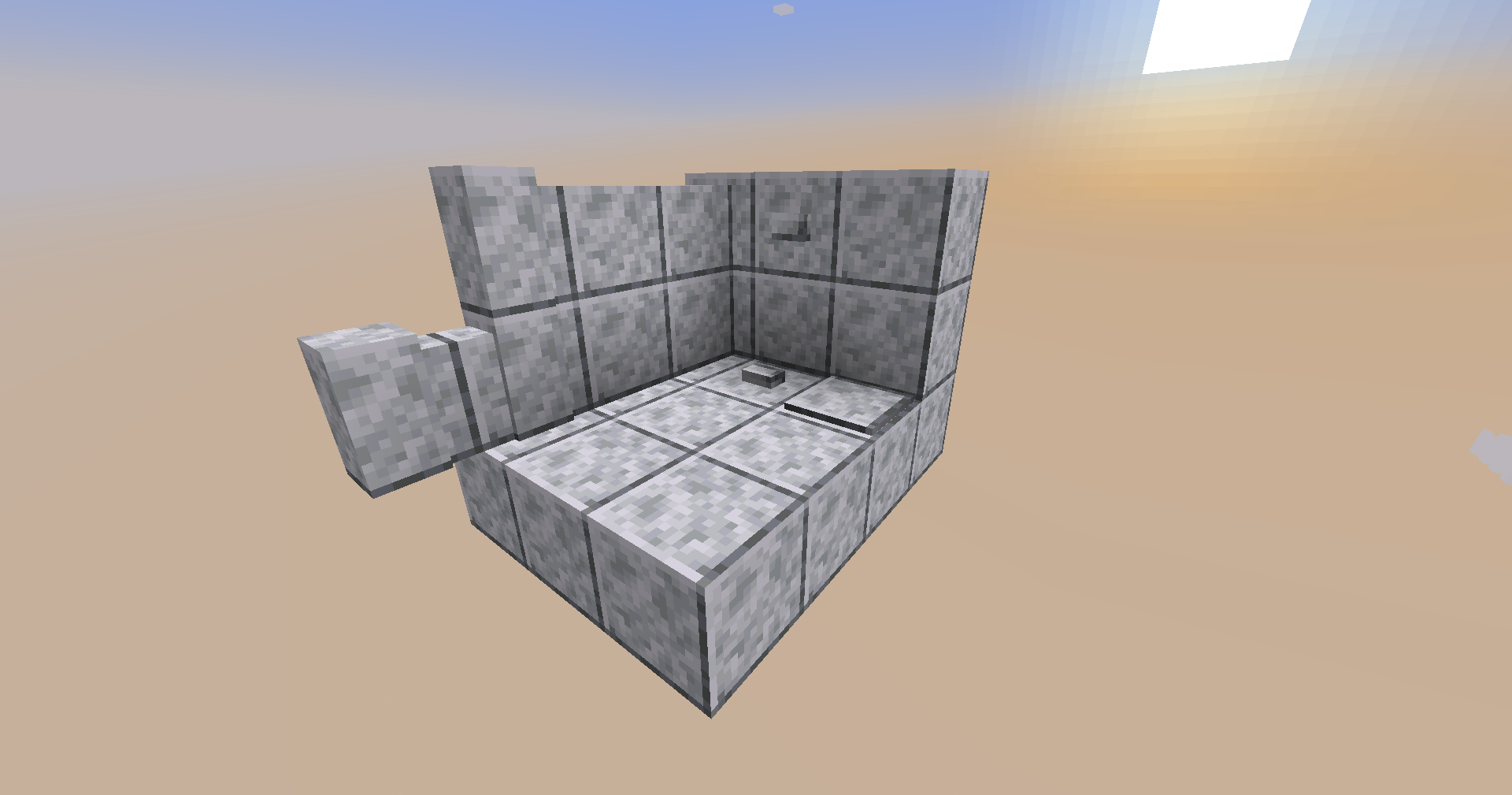 Polished Diorite Walls, Buttons & Pressure Plates