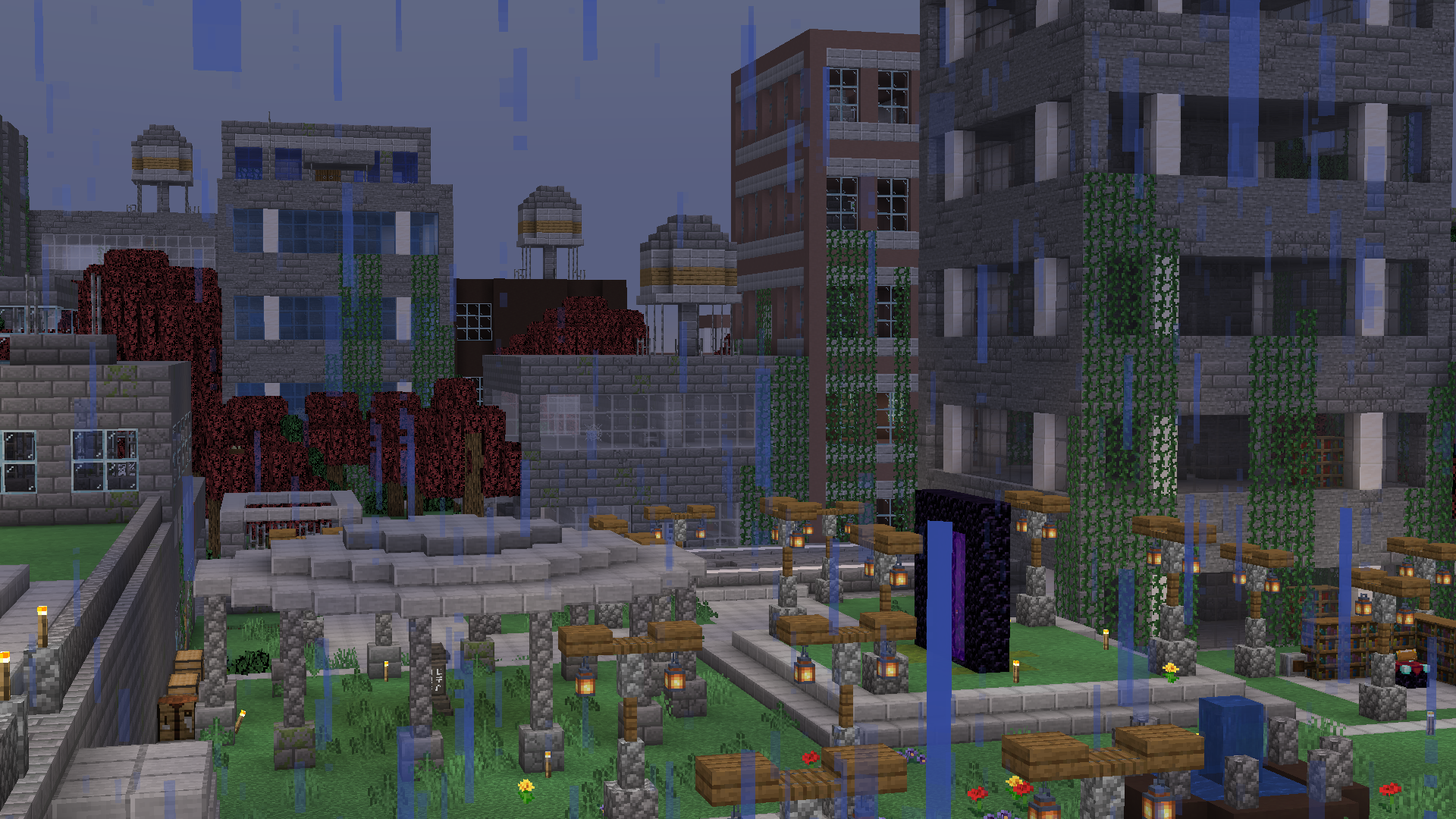The portal is built by me and is NOT in cities.