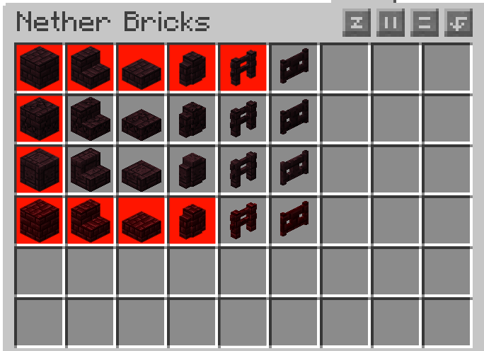 Nether Bricks Blocks