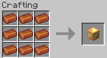 Reinforced Poop Block crafting recipe