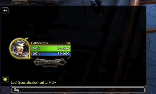 GIF of showing/hiding Holy Power
