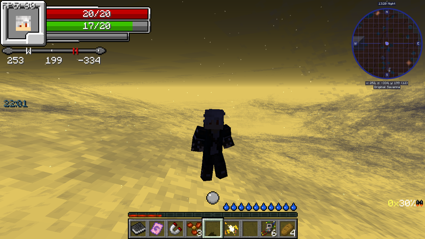 flying in survival using jetpack