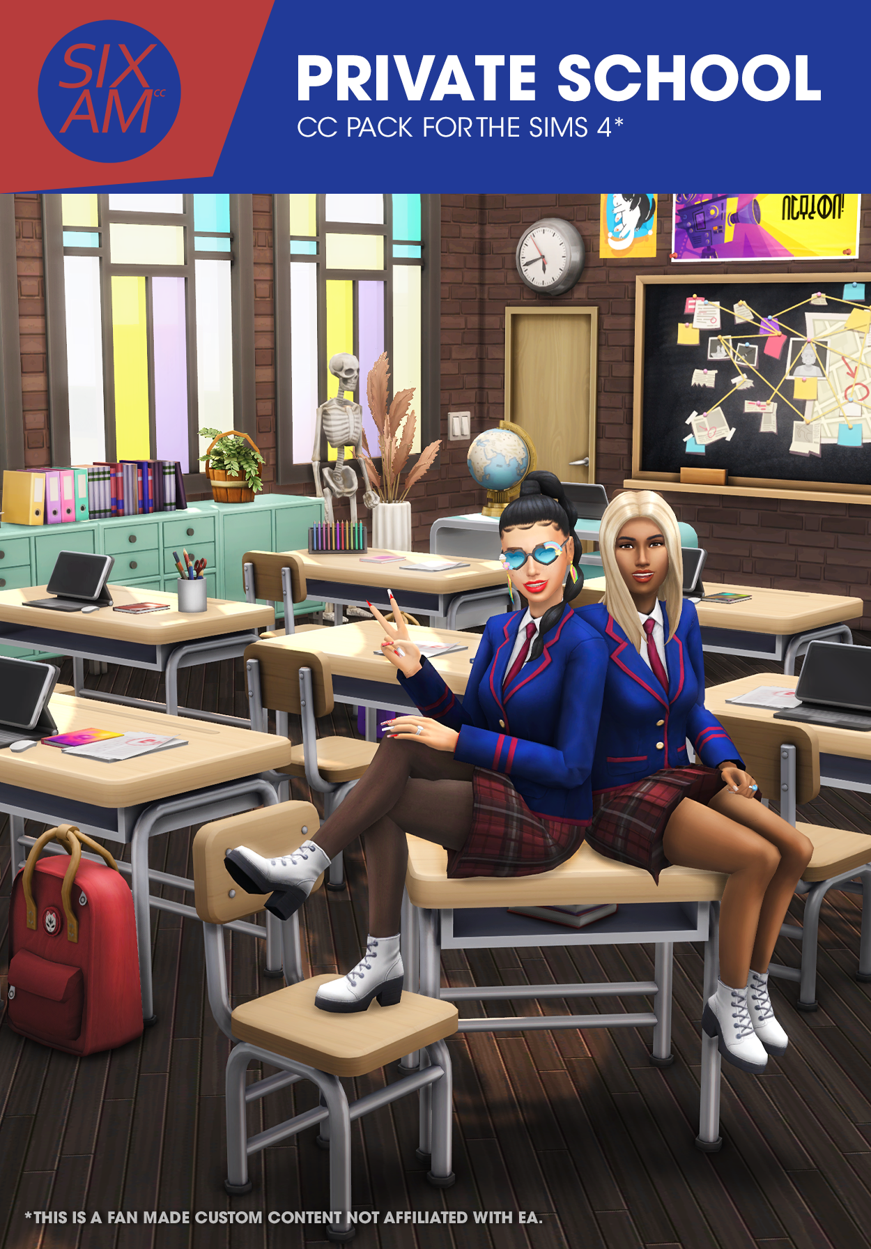 Private School CC Pack - The Sims 4 Build / Buy - CurseForge
