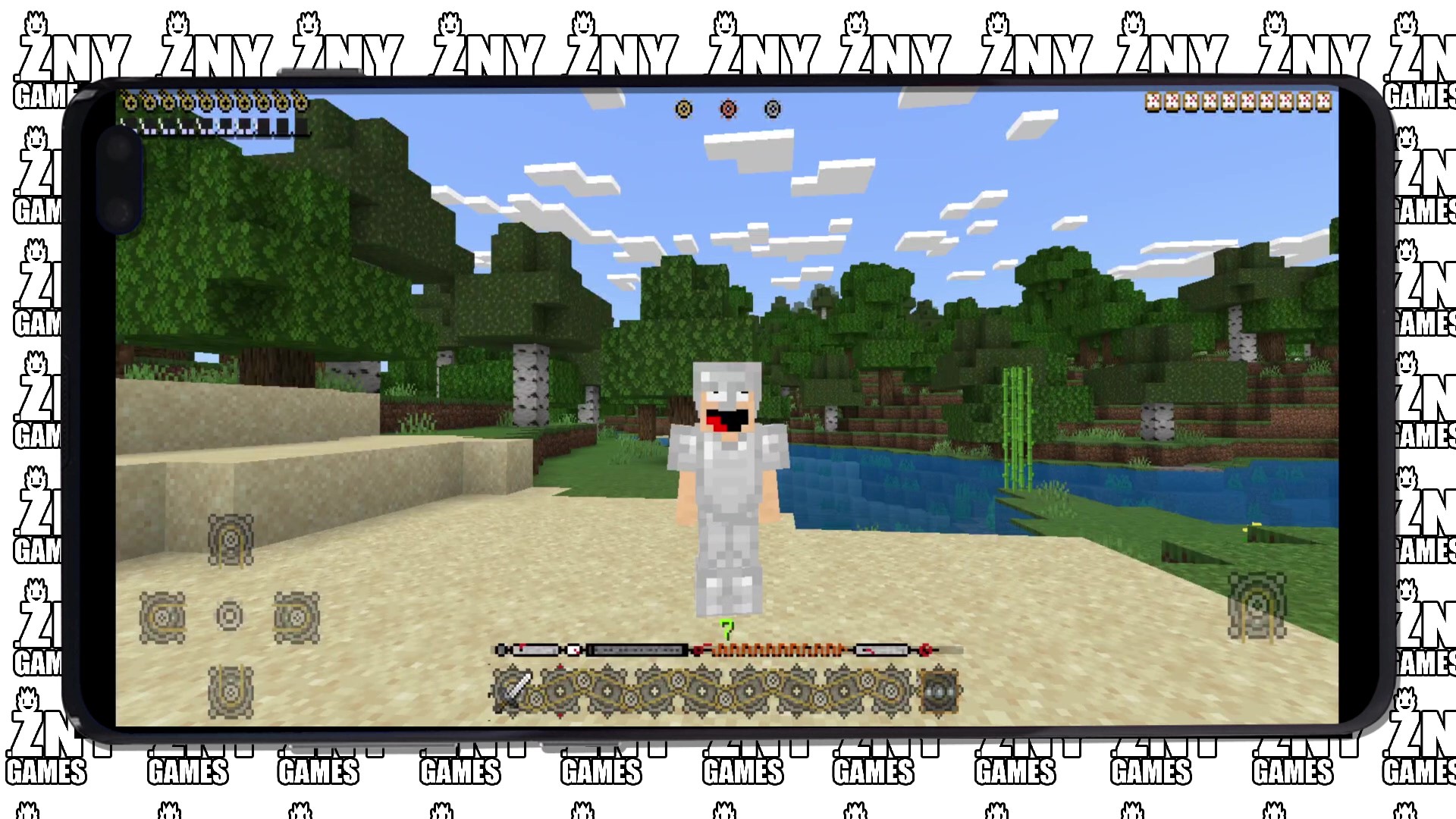 gui - pocket edition themed gui texturepack by znygames