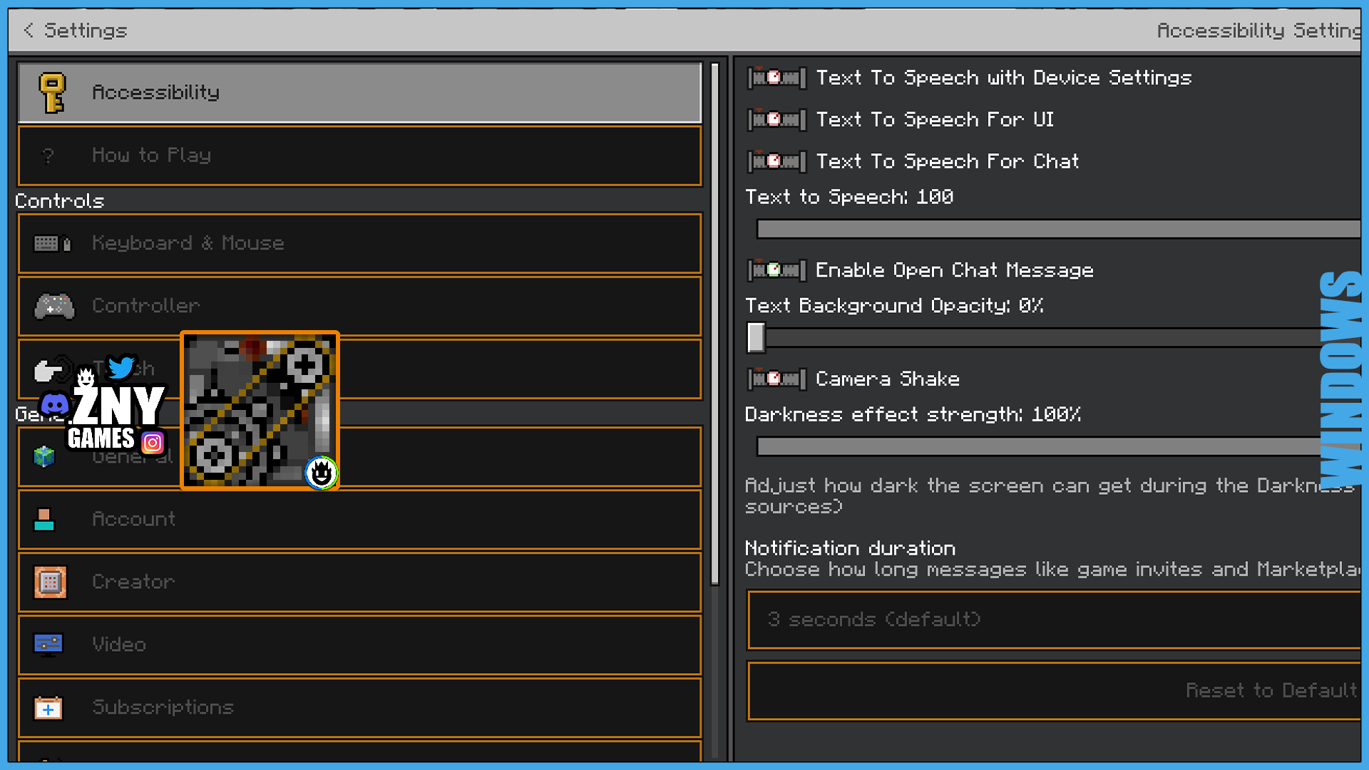 settings - windows themed gui texturepack by znygames