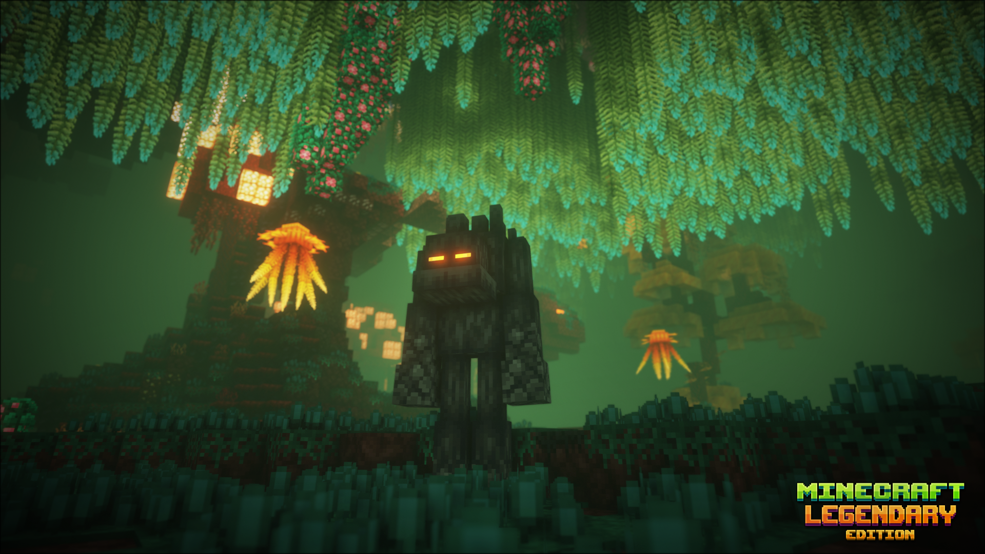 Upside Down Nether Forest