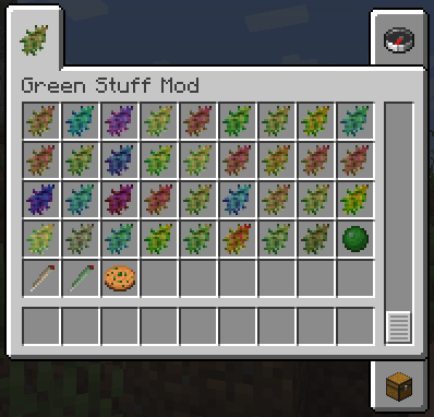 Green Stuff Mod Inventory