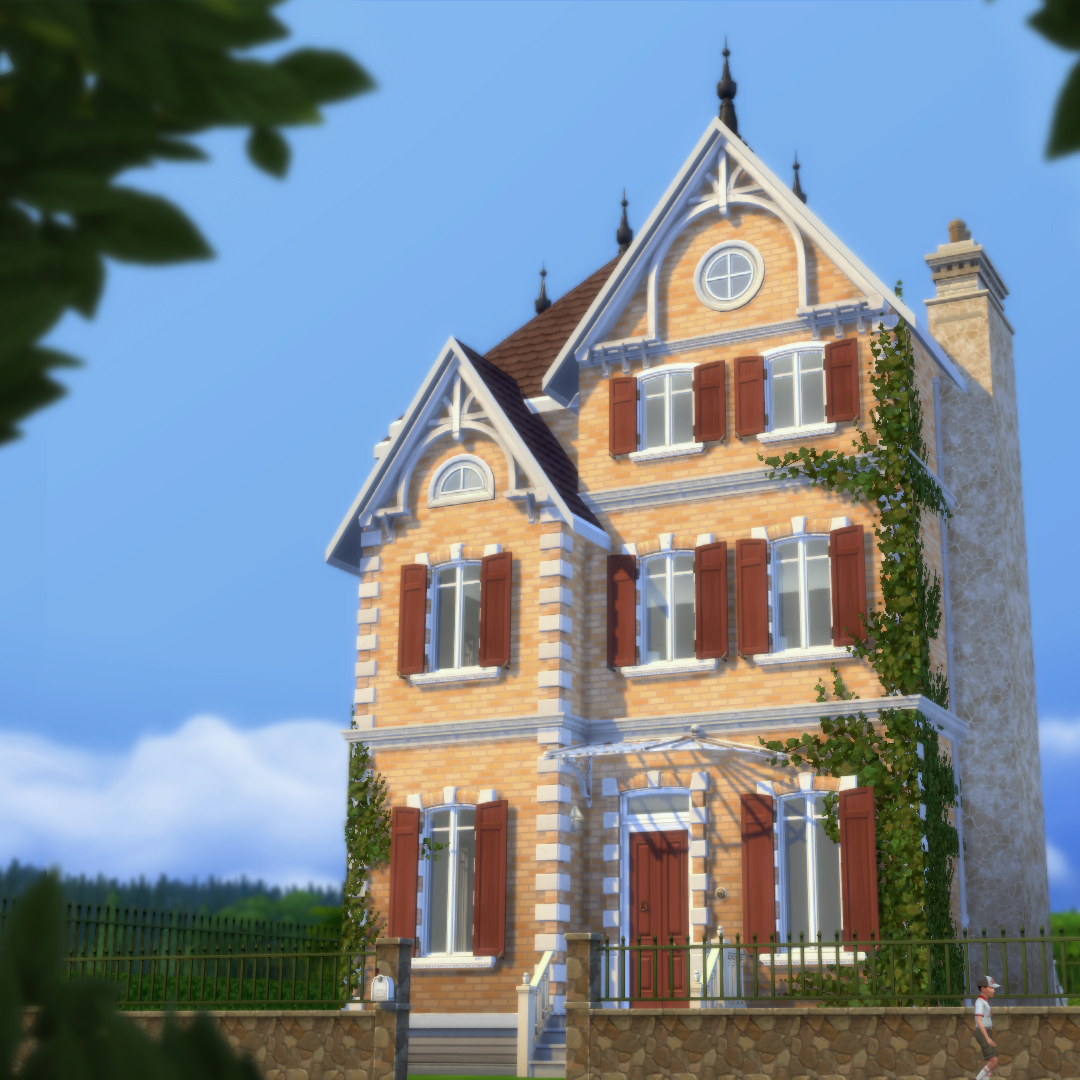Pierisim Maison Meulière The Sims 4