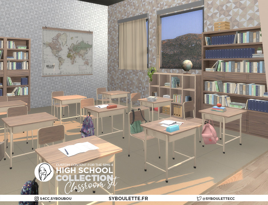 Private School CC Pack - The Sims 4 Build / Buy - CurseForge