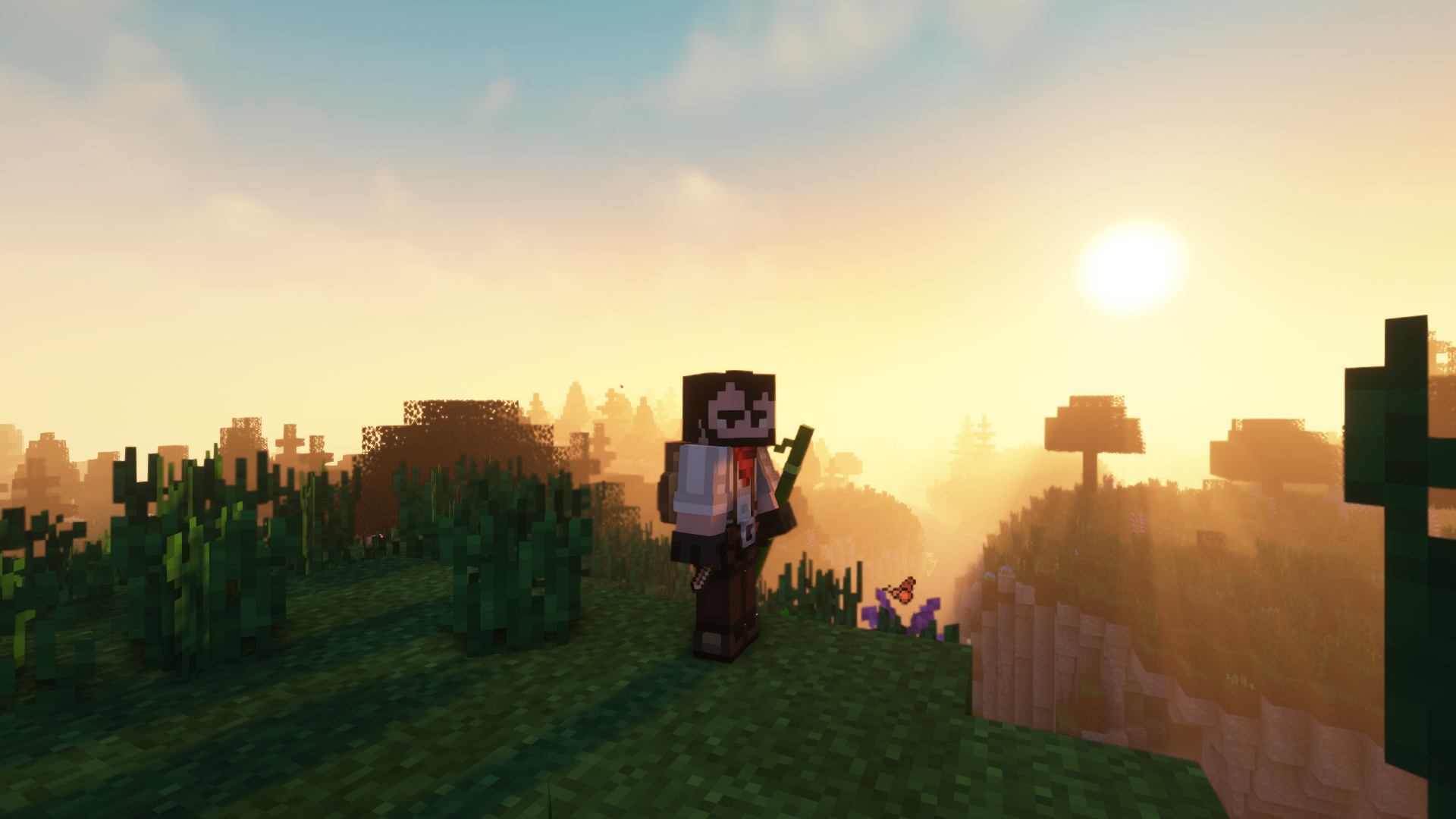MCA Reborn, Walking Cane, Backpacked, Tool Belt and Complementary shader (modified for darker nights)