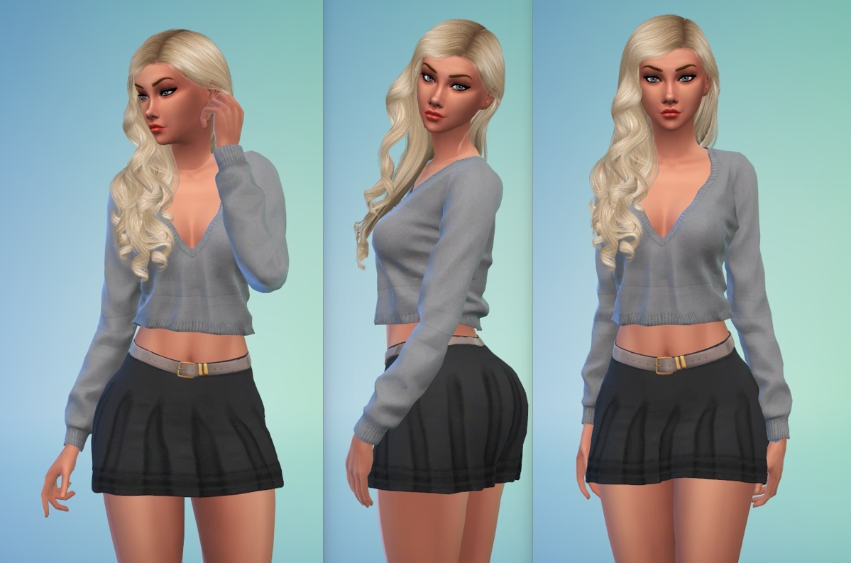 Cute Cardigan - The Sims 4 Create a Sim - CurseForge