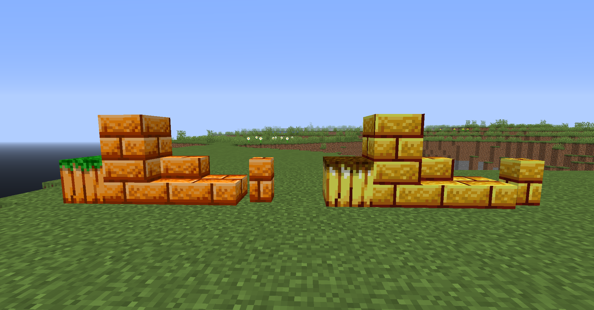 Carrot Blocks & Golden Carrot Blocks