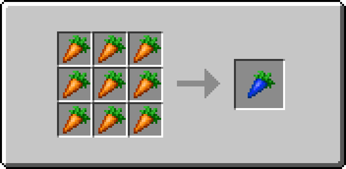 Crafting Compressed Carrots!