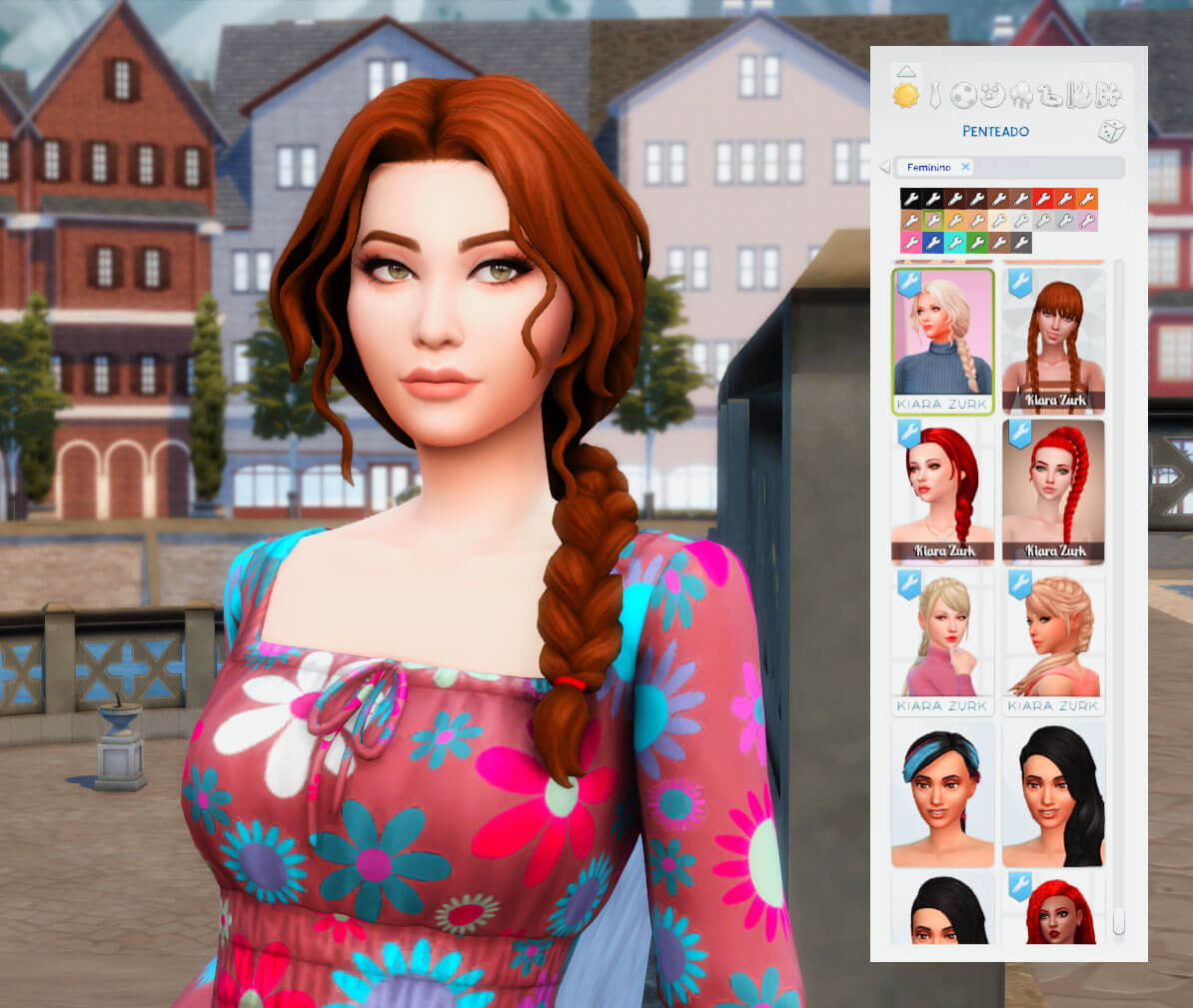 Alice Side Braid - The Sims 4 Create a Sim - CurseForge