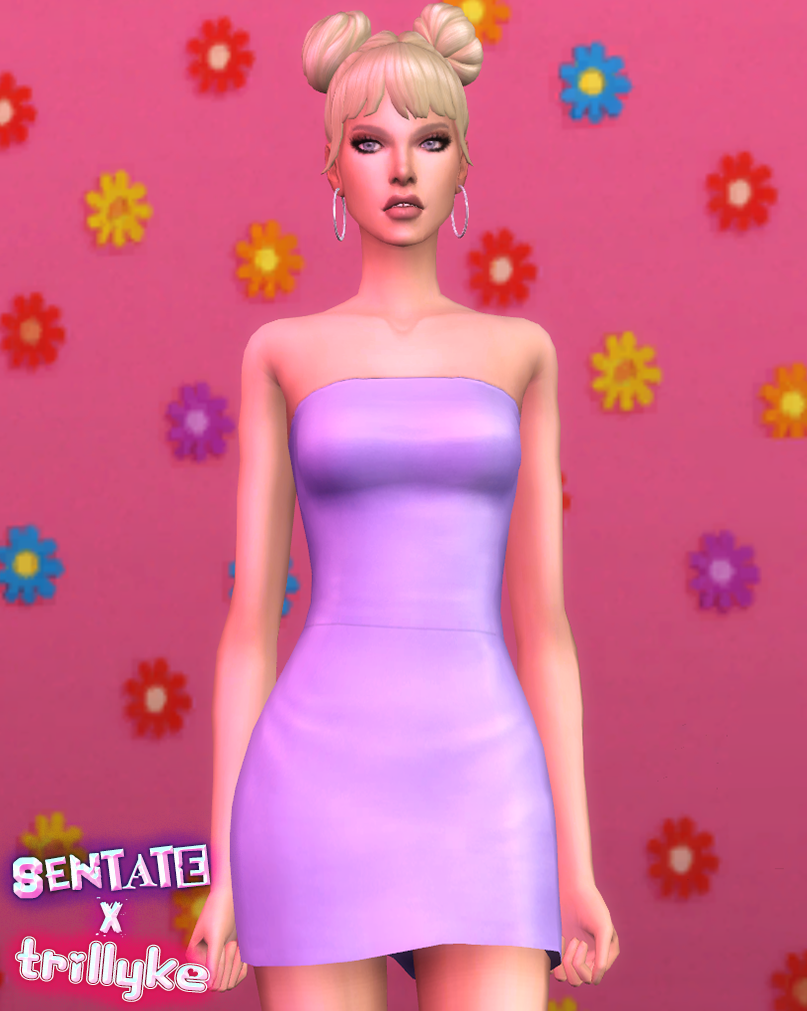 Geri Top And Skirt Set Sentate X Trillyke Collaboration The Sims 4