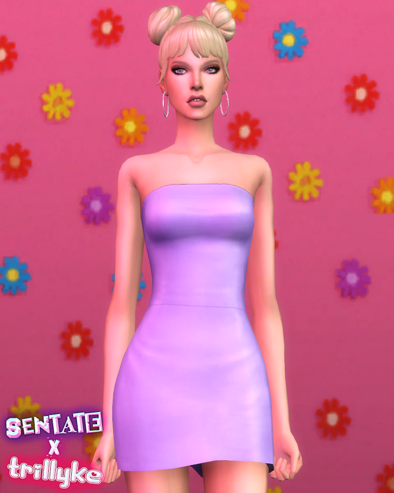 Geri Top And Skirt Set Sentate X Trillyke Collaboration The Sims