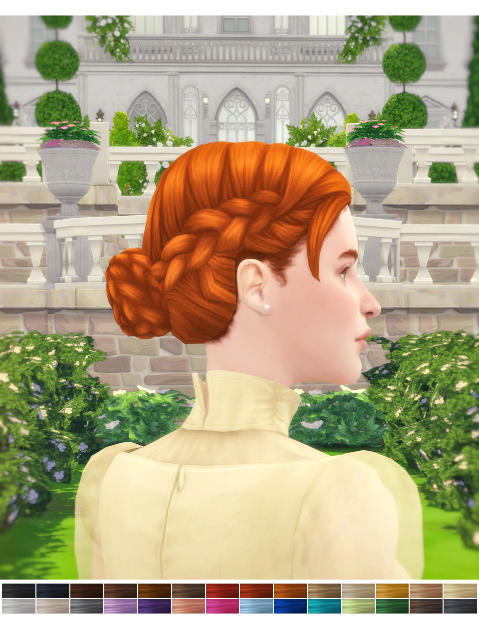 White garden collection set the sims 4 create a sim curseforge