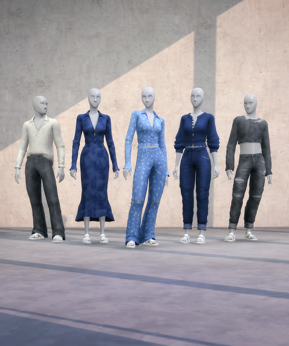 Urban City II Collection Set - The Sims 4 Create a Sim