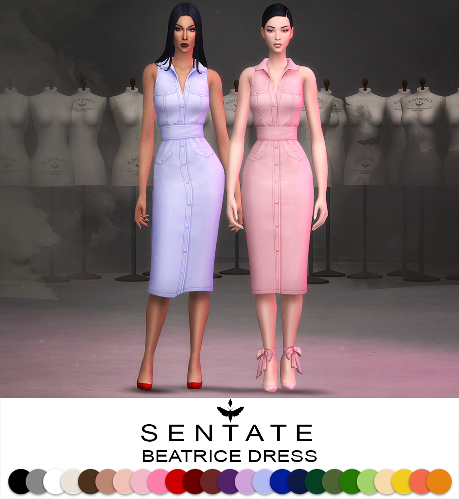 Beatrice Dress The Sims 4 Create a Sim CurseForge