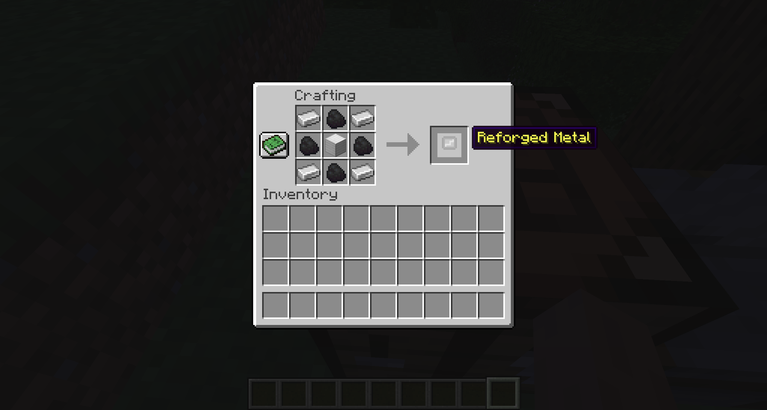 Reforged metal