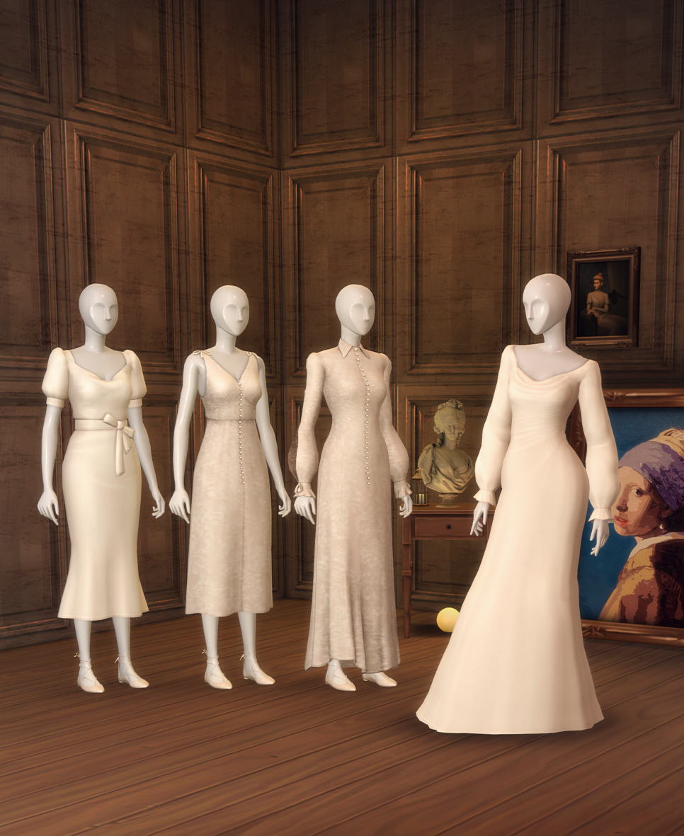 Vintage with Pearl Collection Set - Screenshots - The Sims 4 Create a Sim -  CurseForge