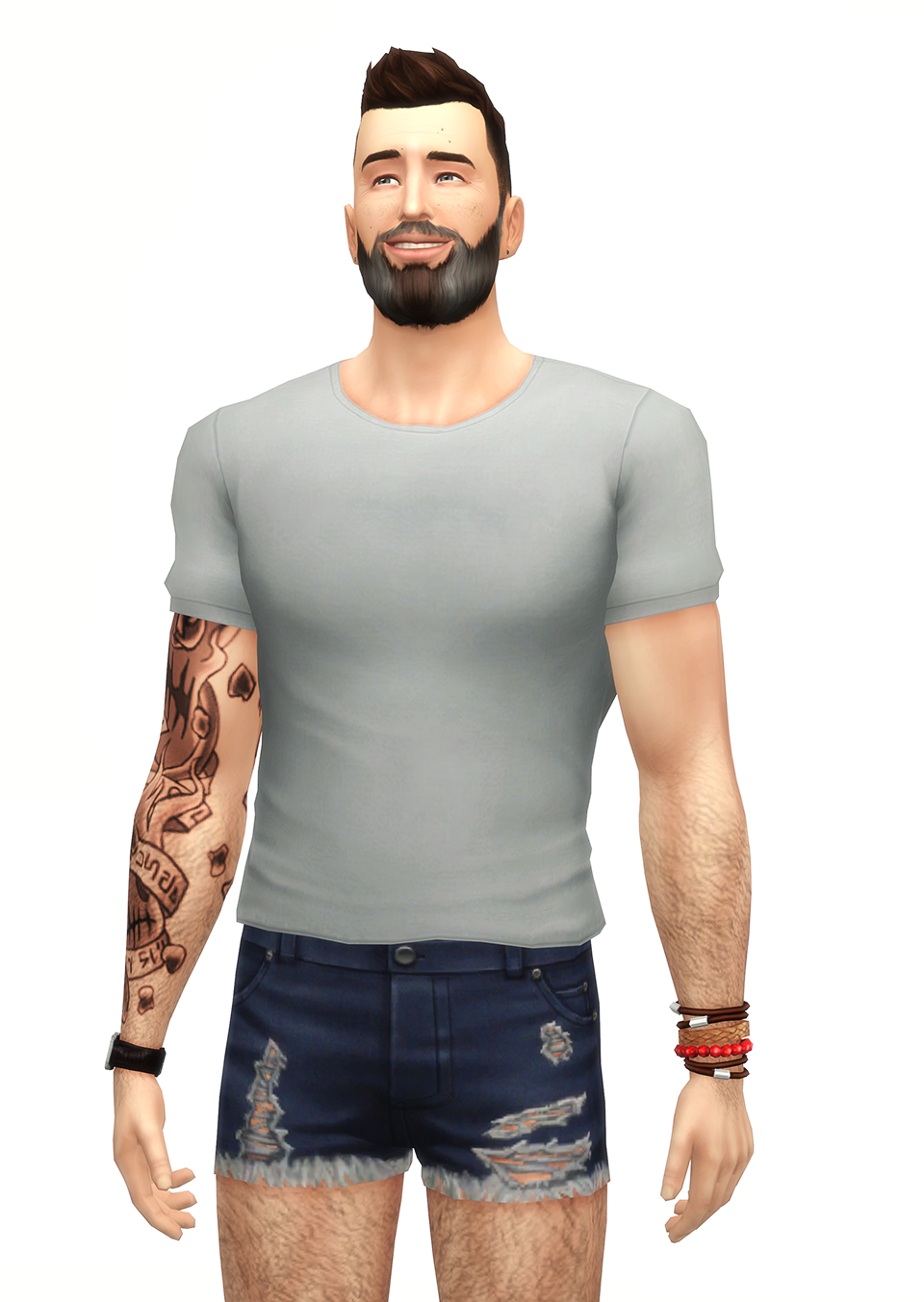 Shorter T-shirt 2017 - The Sims 4 Create a Sim - CurseForge