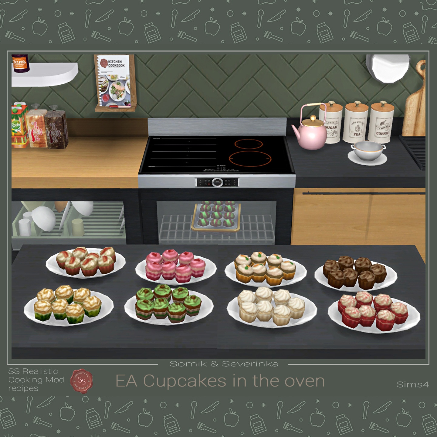 Cupcakes From The Cupcake Machine In The Oven The Sims 4 Mods Curseforge