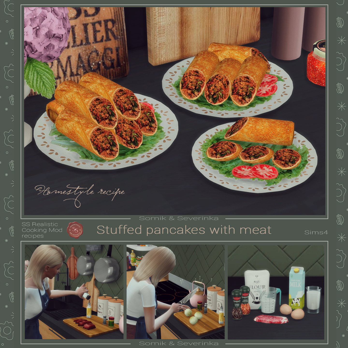 Install Pancakes Stuffed With Meat - The Sims 4 Mods - CurseForge