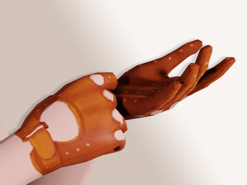 Cognac driving gloves
