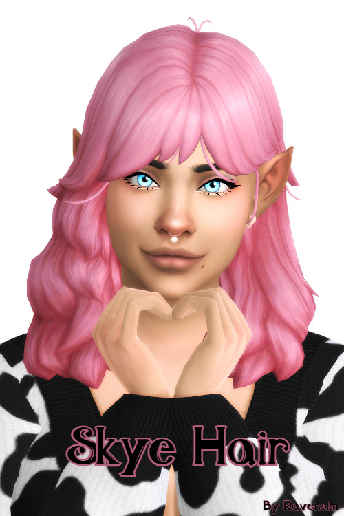 QICC - Rosa Hair - The Sims 4 Create a Sim - CurseForge