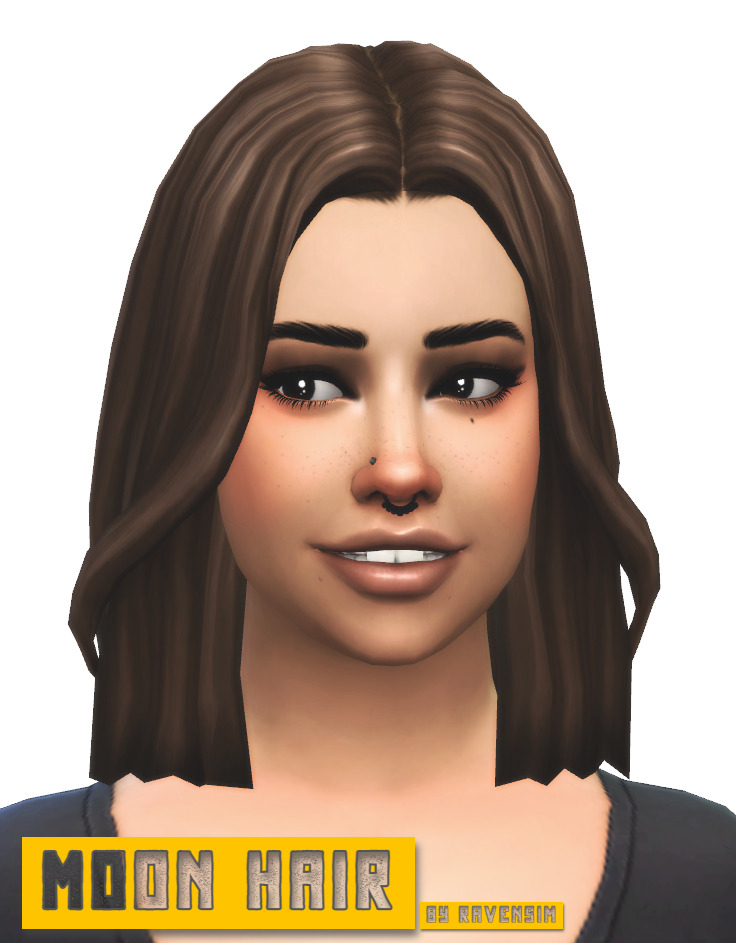 Luna Hair - Aretha - The Sims 4 Create a Sim - CurseForge