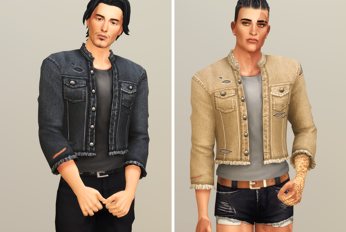 Install Denim Jacket 2020 M I The Sims 4 Mods CurseForge