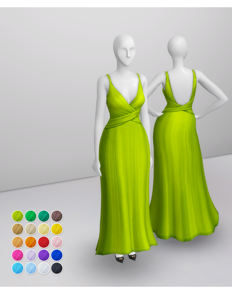 Shape Gown - The Sims 4 Create a Sim - CurseForge