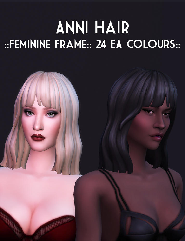 Luna Hair - Aretha - The Sims 4 Create a Sim - CurseForge