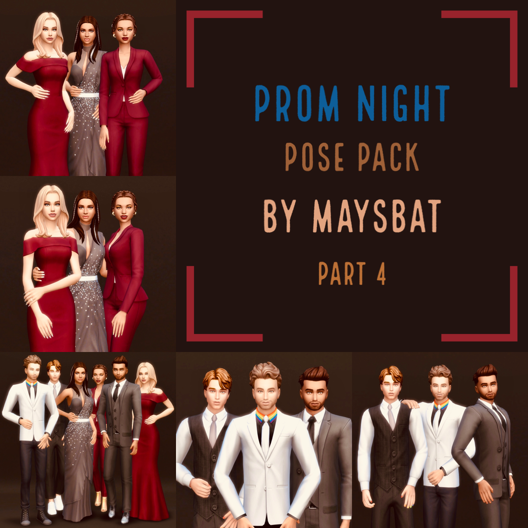 Prom Night Pose Pack Screenshots The Sims 4 Mods