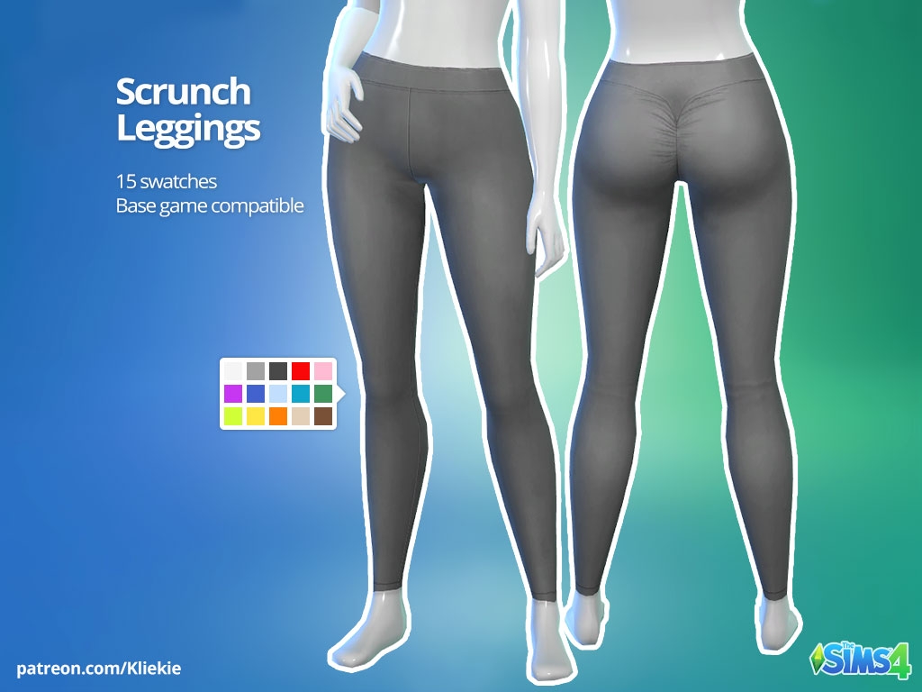 Scrunch Leggings - The Sims 4 Create a Sim - CurseForge