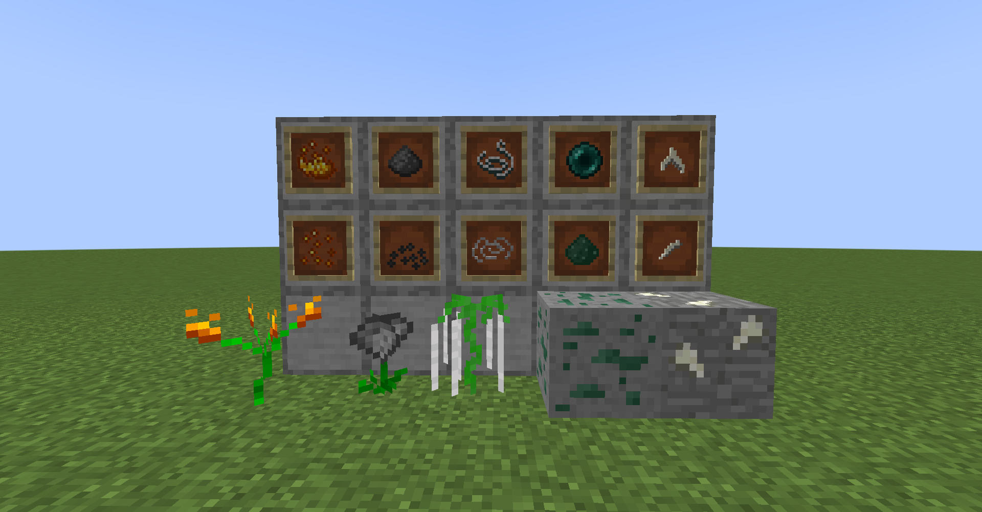 these are the different ways you can get some vanilla resorces
